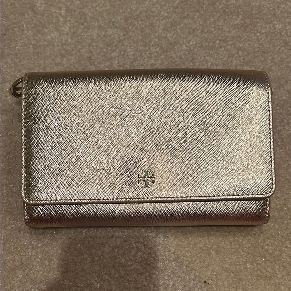 Tory Burch Rose Gold Crossbody Bag
